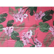 100% woven rayon poplin printed fabric